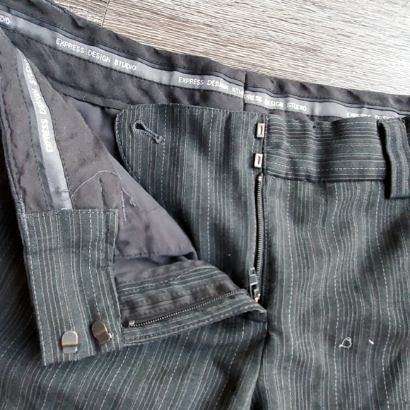 Express Design Studio Pin Stripe Dress Pants - Picture 4 of 7